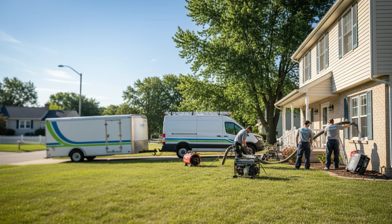Flooded Basement Restoration And Cleanup With Repair in Cook, MN near me
